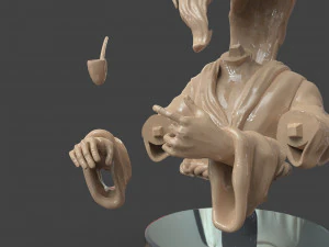 gandalf the grey bust 3D Print Model