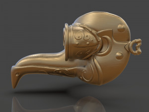 steampunk penguin googles 3Dプリントモデル