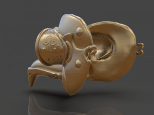 steampunk penguin googles 3Dプリントモデル