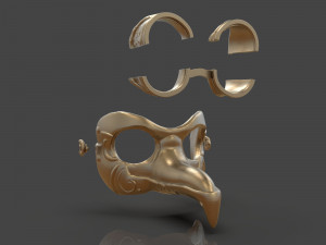 steampunk penguin googles 3Dプリントモデル