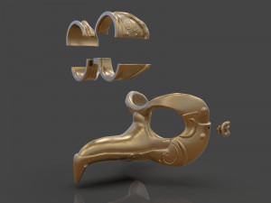 steampunk penguin googles 3Dプリントモデル