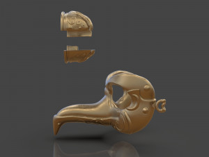 steampunk penguin googles 3Dプリントモデル