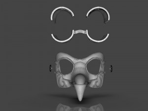 steampunk penguin googles 3Dプリントモデル