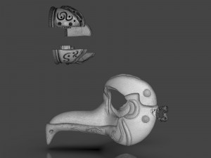 steampunk penguin googles 3Dプリントモデル