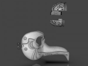 steampunk penguin googles 3Dプリントモデル