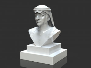 hamdam bin mohamed al maktoum bust Modelo de impresión 3D