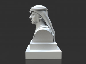 hamdam bin mohamed al maktoum bust Modelo de impresión 3D