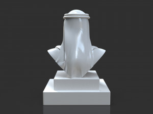 hamdam bin mohamed al maktoum bust Modelo de impresión 3D