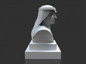 hamdam bin mohamed al maktoum bust Modelo de impresión 3D
