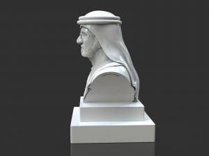 mohammed bin rashid al maktoum bust 3D 打印模型