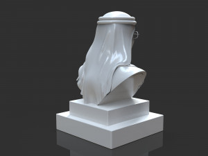 mohammed bin rashid al maktoum bust 3D 打印模型
