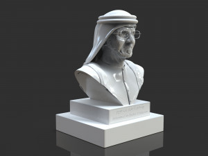 mohammed bin rashid al maktoum bust 3D 打印模型