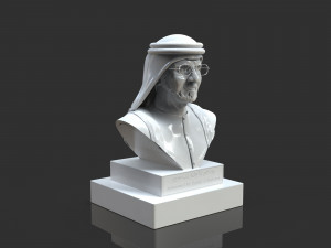 mohammed bin rashid al maktoum bust 3D 打印模型