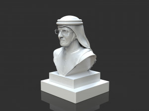 mohammed bin rashid al maktoum bust 3D 打印模型
