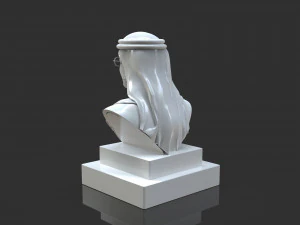 mohammed bin rashid al maktoum bust 3D Print Model