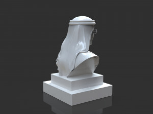 mohammed bin rashid al maktoum bust 3D 打印模型