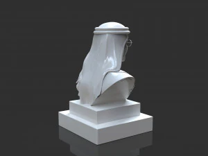 mohammed bin rashid al maktoum bust 3D Print Model