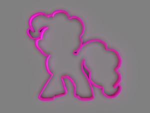 my little pony cookie cutter pack 3D Baskı Modeli