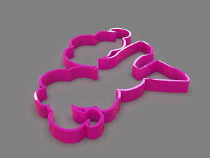 my little pony cookie cutter pack 3D Baskı Modeli