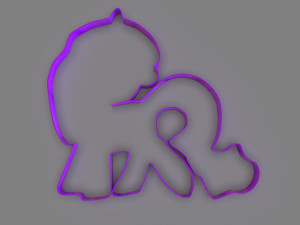 my little pony cookie cutter pack 3D Baskı Modeli