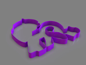 my little pony cookie cutter pack 3D Baskı Modeli