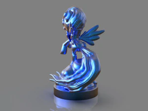 my little pony rainbow dash sculpture 3D Print Model