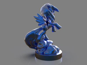 my little pony rainbow dash sculpture 3D Print Model