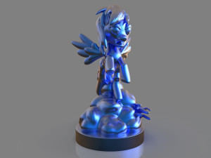 my little pony rainbow dash sculpture Model do druku 3D