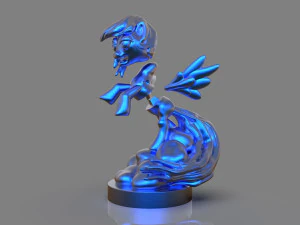 my little pony rainbow dash sculpture 3D Print Model