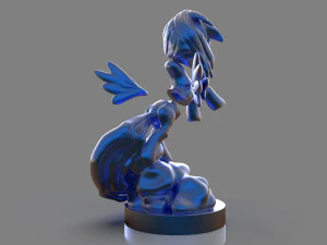 my little pony rainbow dash sculpture 3D Print Model