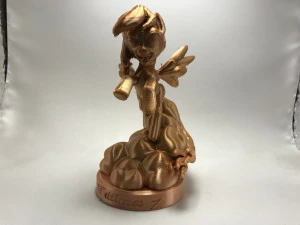 my little pony rainbow dash sculpture 3D Print Model