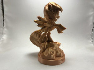 my little pony rainbow dash sculpture Model do druku 3D
