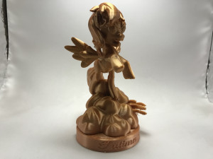 my little pony rainbow dash sculpture Model do druku 3D