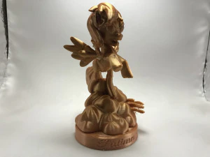 my little pony rainbow dash sculpture 3D Print Model