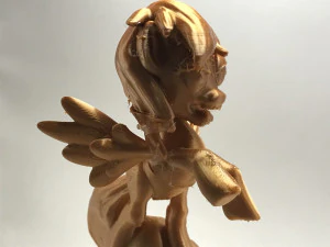 my little pony rainbow dash sculpture 3D Print Model