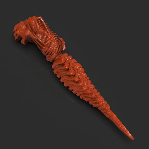 the kandarian dagger 3D Print Model .c4d .max .obj .3ds .fbx .stl .blend 