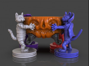 the great pumking dance candy dispenser Modello di stampa 3D