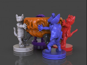 the great pumking dance candy dispenser Modello di stampa 3D