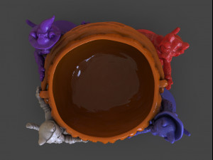 the great pumking dance candy dispenser Modello di stampa 3D