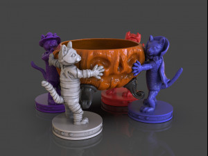 the great pumking dance candy dispenser Modello di stampa 3D
