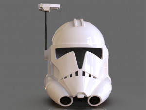clone trooper phase 2 helmet with antenna 3D-printmodel