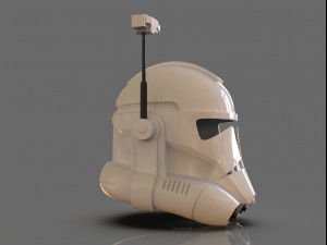 clone trooper phase 2 helmet with antenna 3D-printmodel
