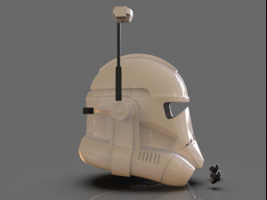 clone trooper phase 2 helmet with antenna 3D-printmodel