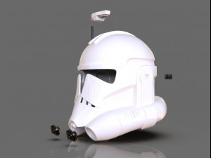 clone trooper phase 2 helmet with antenna 3D-printmodel