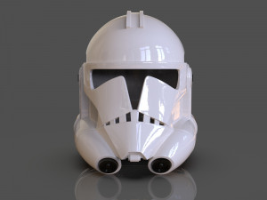 clone trooper phase 2 helmet with antenna 3D-printmodel
