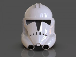 clone trooper phase 2 helmet with antenna 3D Print Model