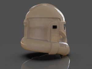 clone trooper phase 2 helmet with antenna 3D-printmodel