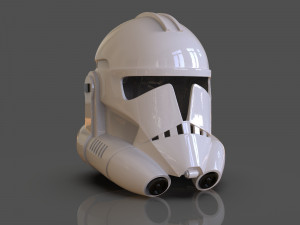 clone trooper phase 2 helmet with antenna 3D-printmodel