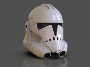 clone trooper phase 2 helmet with antenna 3D Print Model