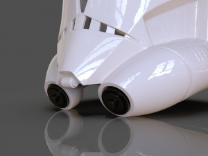 clone trooper phase 2 helmet with antenna 3D-printmodel